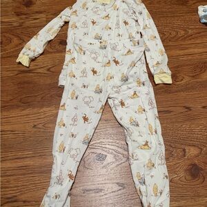 Magnetic Me Disney White and Yellow Winnie the Pooh Pajama Set 3T